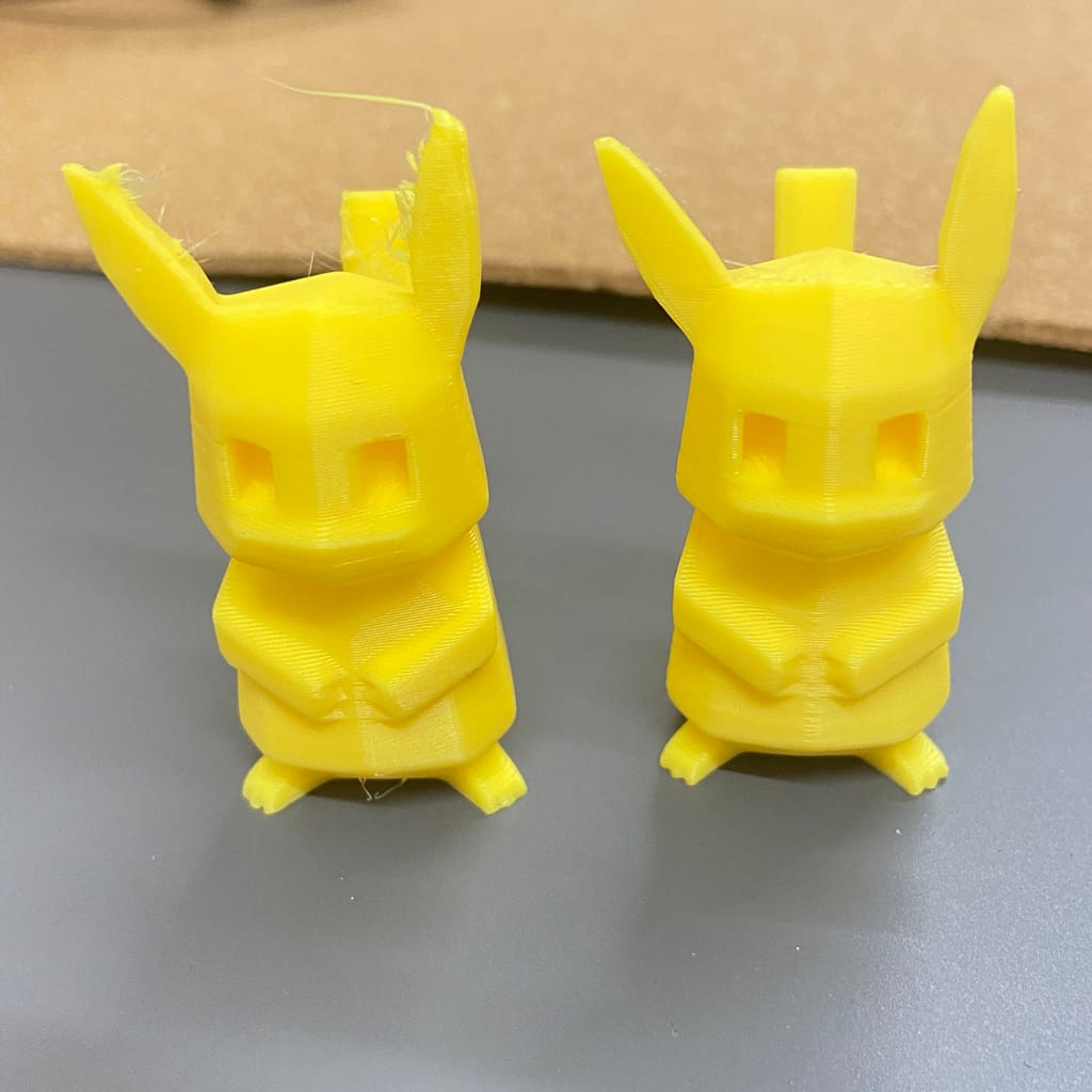 Top Reasons We Invested in Cutting-Edge 3D Printing Technology 1 3D Printed Pikachu Comparisons Front