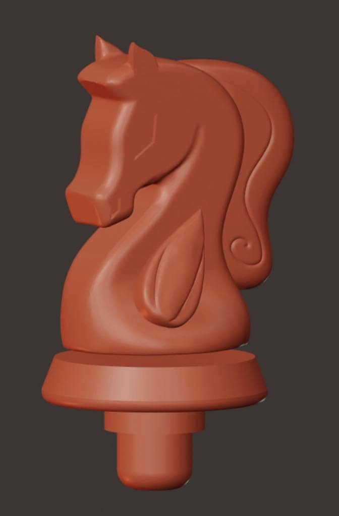 From Drawing to 3D Printed Hobby Horse 1 3D Render Horse